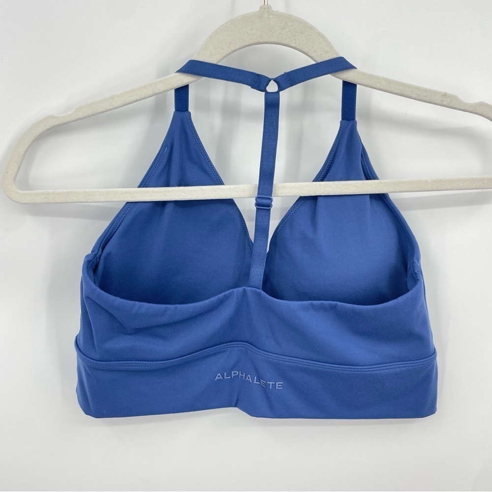 Alphalete Alphalux wonder bra blue Sz XS